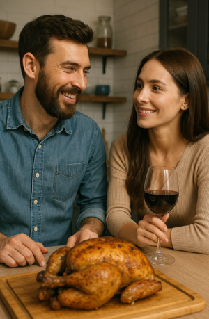 Couple wtih Chicken.png Couple wtih Chicken.png